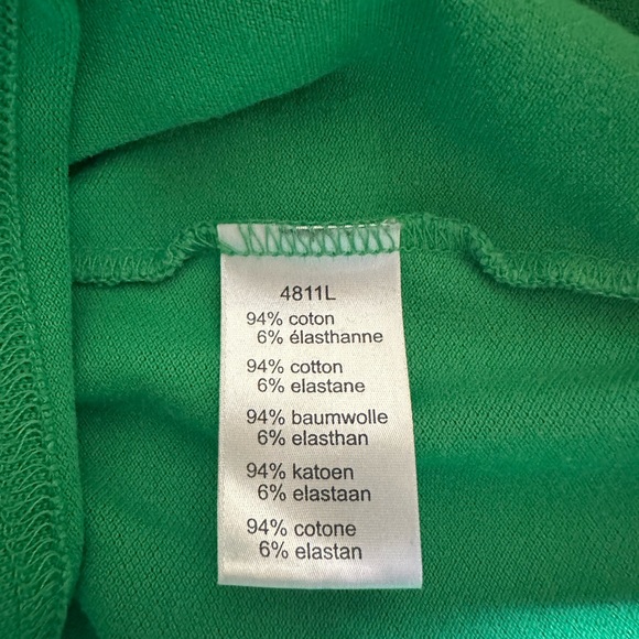 GUC - Green Lacoste Polo Shirt - Size Women’s M - Picture 8 of 8